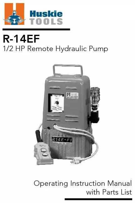 MODEL R-14EFSpecifications