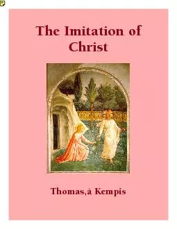 The Imitation ofChristThomas,ˆ Kempis