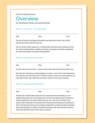 Girl Scout Brownie Quest Overview for the Brownie Frie
