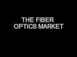 THE FIBER OPTICS MARKET