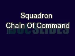 Squadron Chain Of Command