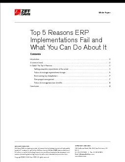 Top 5 Reasons ERP