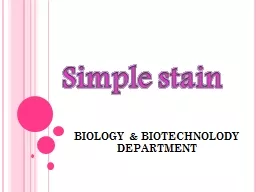 Simple stain