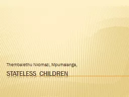 Stateless children