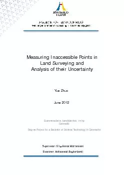 Measuring Inaccessible Points in  Land Surveying and  Analysis of thei