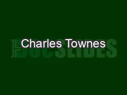 Charles Townes