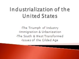 Industrialization of the United States