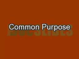 Common Purpose
