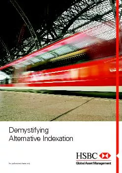 Demystifying Alternative Indexation