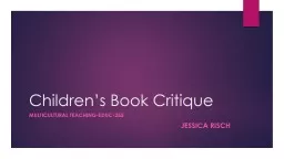 Children’s Book Critique