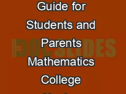 An ACT Program for Educational Planning COMPASSESL Sample Test Questions A Guide for Students and Parents Mathematics College Algebra Geometry Trigonometry COMPASSESL CoverIntro   AM Page  Note to Stu