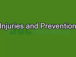 Injuries and Prevention