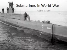 Submarines in World War I