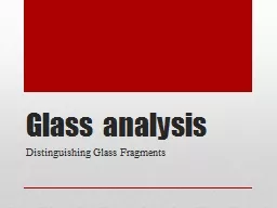Glass analysis