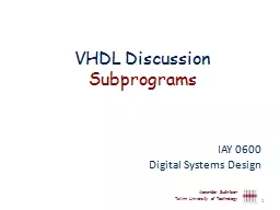 VHDL Discussion