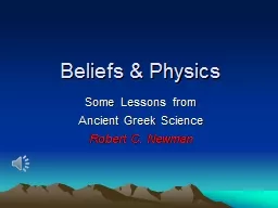 Beliefs & Physics