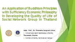 An Application of Buddhism Principles with Sufficiency Econ