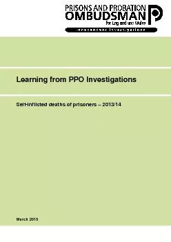 Learning from PPO Investigations