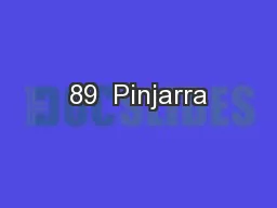 89  Pinjarra