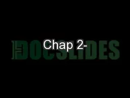 Chap 2-