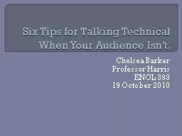 Six Tips for Talking Technical When Your Audience Isn’t.