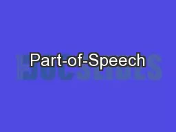 Part-of-Speech