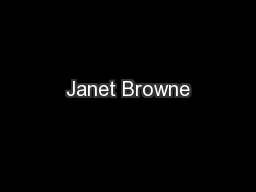 Janet Browne
