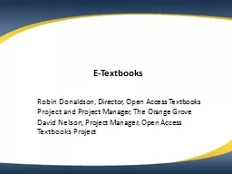 E-Textbooks