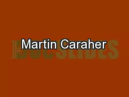 Martin Caraher