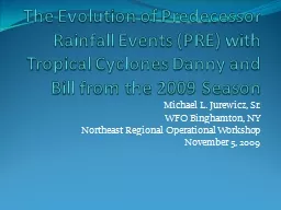 The Evolution of Predecessor Rainfall Events (PRE) with Tro