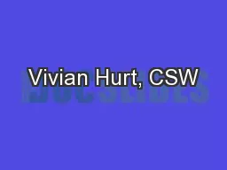 Vivian Hurt, CSW