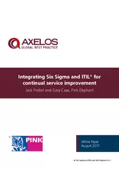 White Paper August  Integrating Six Sigma and ITIL for
