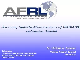 Generating Synthetic Microstructures w/ DREAM.3D: