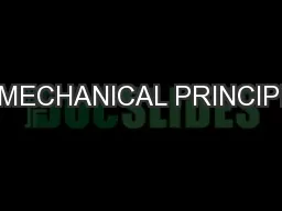 BIOMECHANICAL PRINCIPLES