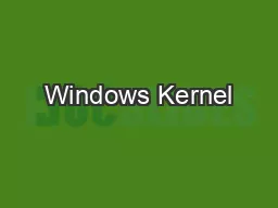 Windows Kernel