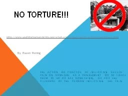 No Torture!!!