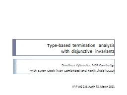 Type-based termination analysis