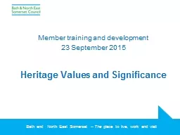 Member training and development