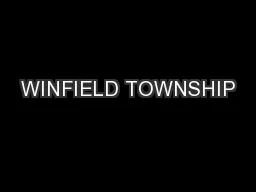 WINFIELD TOWNSHIP