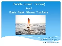 Paddle Board Training