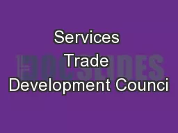 Services Trade Development Counci