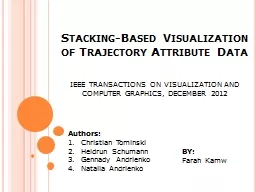 Stacking-Based Visualization of Trajectory Attribute Data
