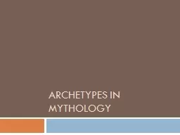 Archetypes in Mythology
