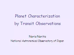 Planet Characterization