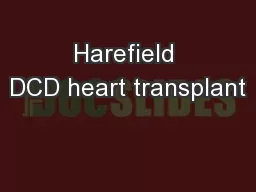 Harefield DCD heart transplant