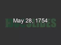 May 28, 1754