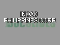 INOAC PHILIPPINES CORP.