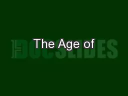 The Age of