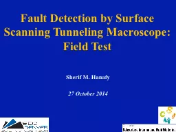 Fault Detection by Surface Scanning Tunneling