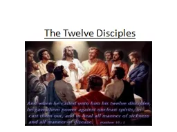 The Twelve Disciples